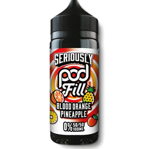 Hot Seriously Blood Orange Pineapple Shortfill by Pod Fill