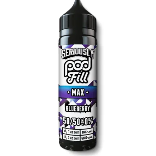 Outlet Seriously Blueberry Shortfill by Pod Fill Max