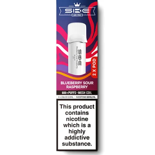 Sale SKE Blueberry Sour Raspberry 600 Pro Pods
