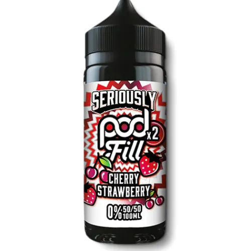 Hot Seriously Cherry Strawberry Shortfill by Pod Fill X2