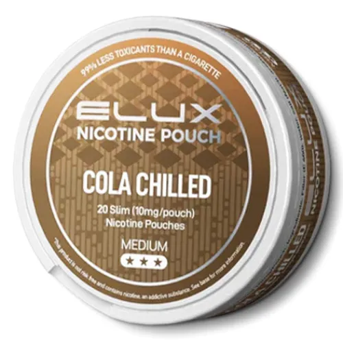 Hot Elux Cola Chilled Nicotine Pouches by