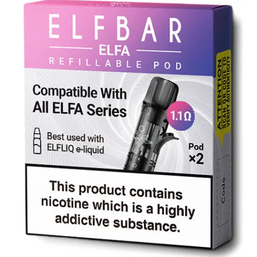 New Elf Bar Elfa Refillable Pod (2Pk) by