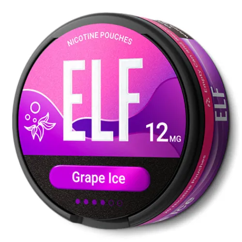 Online Elf Bar Grape Ice Nicotine Pouches by