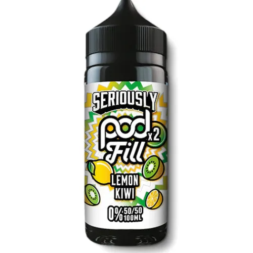 Best Seriously Lemon Kiwi Shortfill by Pod Fill X2