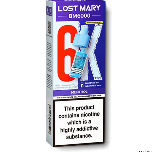 Best Lost Mary Menthol BM6000 Refill Pods by