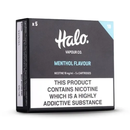 Online Halo Vapour Co. Menthol Cartridges by