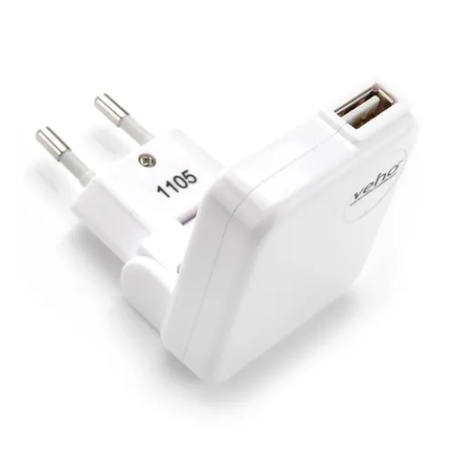 Veho 2-Pin USB Plug Adaptor by White