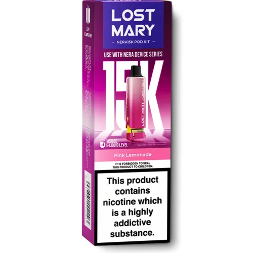 Hot Lost Mary Pink Lemonade Nera 15K Refill Pods by