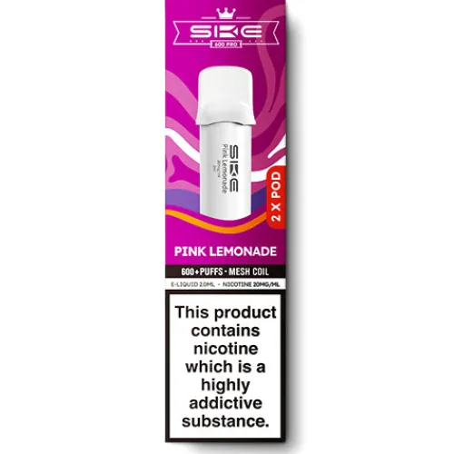 New SKE Pink Lemonade 600 Pro Pods