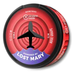 Hot Lost Mary Rose Grape Airplane Mode Nicotine Pouches by