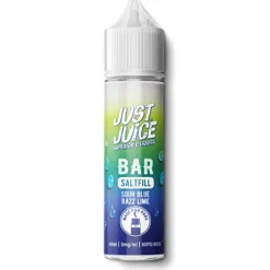 Just Juice Sour Blue Razz Lime by Bar Saltfill