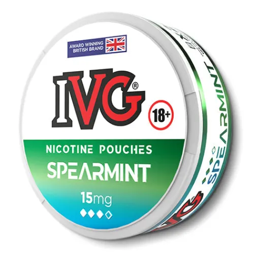 Online IVG Spearmint Nicotine Pouches by