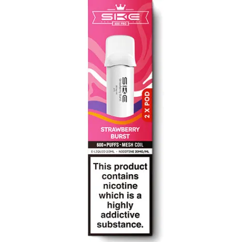 Discount SKE Strawberry Burst 600 Pro Pods