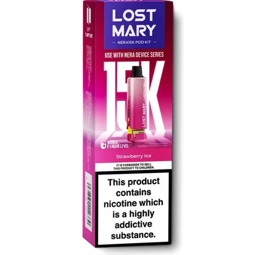 Hot Lost Mary Strawberry Ice Nera 15K Refill Pods by