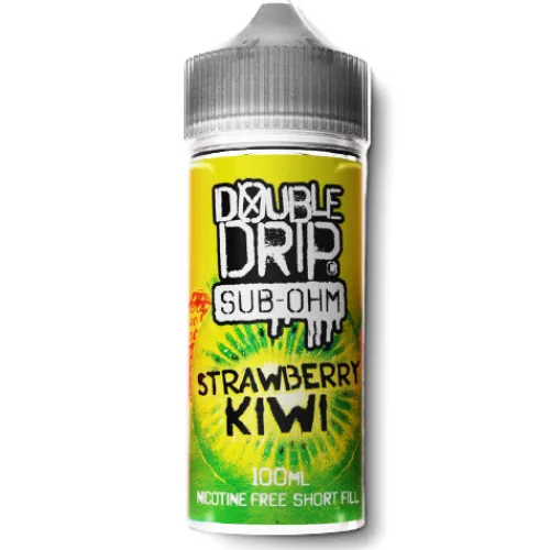 Discount Double Drip Strawberry Kiwi Shortfill by