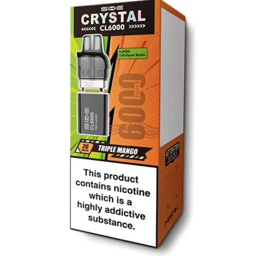 Discount SKE Triple Mango Crystal CL6000 Pods by