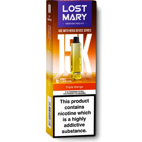 Clearance Lost Mary Triple Mango Nera 15K Refill Pods by